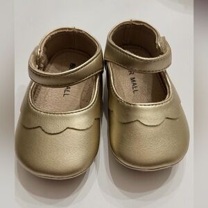 Charming Gold Baby Walker Shoes